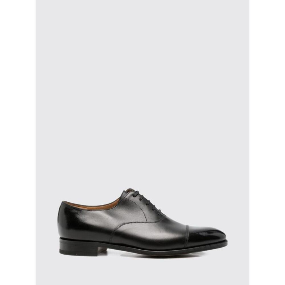John Lobb Men John Lobb Derby Shoes In Smooth Calfskin Leather With Tapered Toe